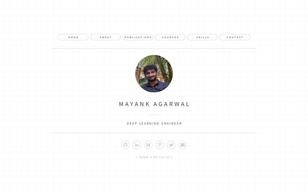 Carrd profile picture for @mayank